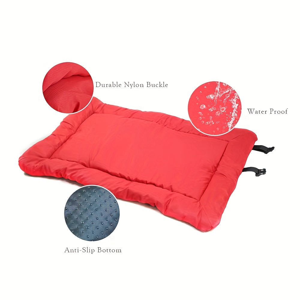 Tapis pour Chiens Pliable TrekTail DryPad | Imperméable & Léger | 90×60 cm | Pour l'Outdoor & les Voyages