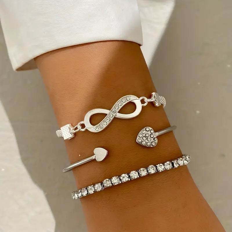 TimelessLove | Ensemble de Bracelets 3-Pièces