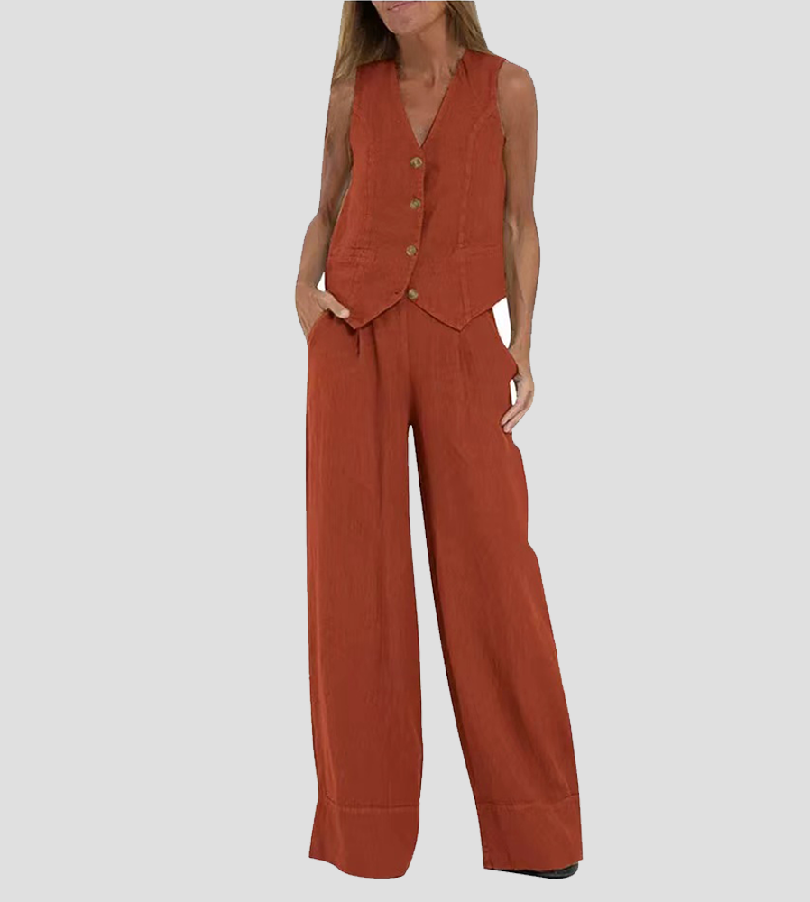 Ella | Ensemble Veste et Pantalon Ample (Presque épuisé)