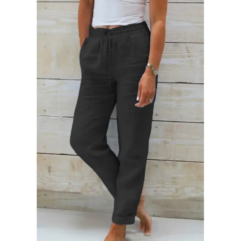 Echoarchiv | Pantalon en lin élégant pour femmes