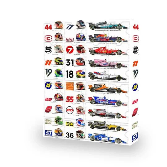 Calendrier de l'Avent Formule 1 2026 – 24 Jours d'Objets de Collection