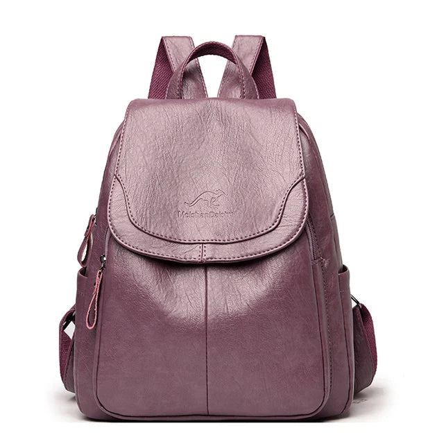 Sac à Dos en Cuir pour Femmes - Cuir Végétalien - Pratique & Style