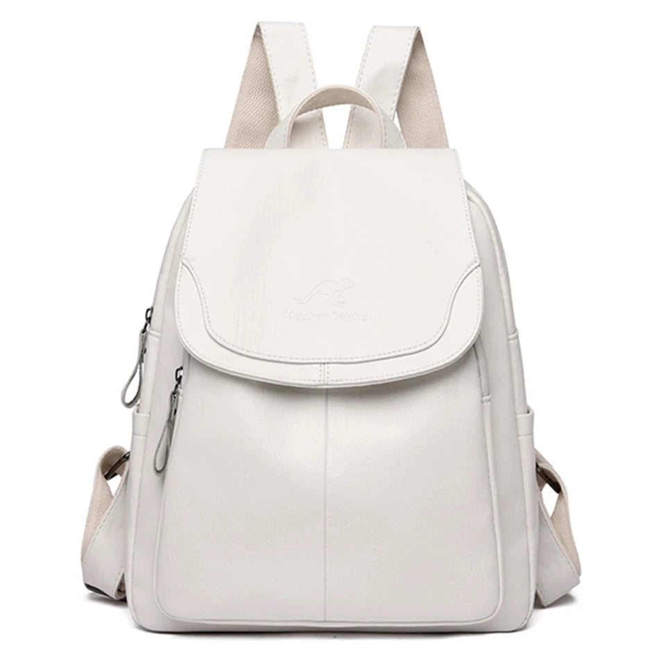 Sac à Dos en Cuir pour Femmes - Cuir Végétalien - Pratique & Style