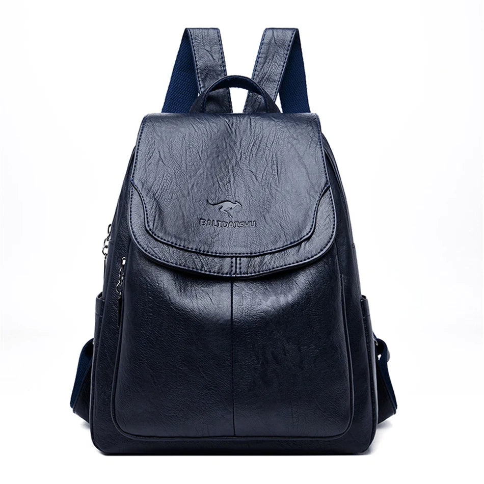 Sac à Dos en Cuir pour Femmes - Cuir Végétalien - Pratique & Style