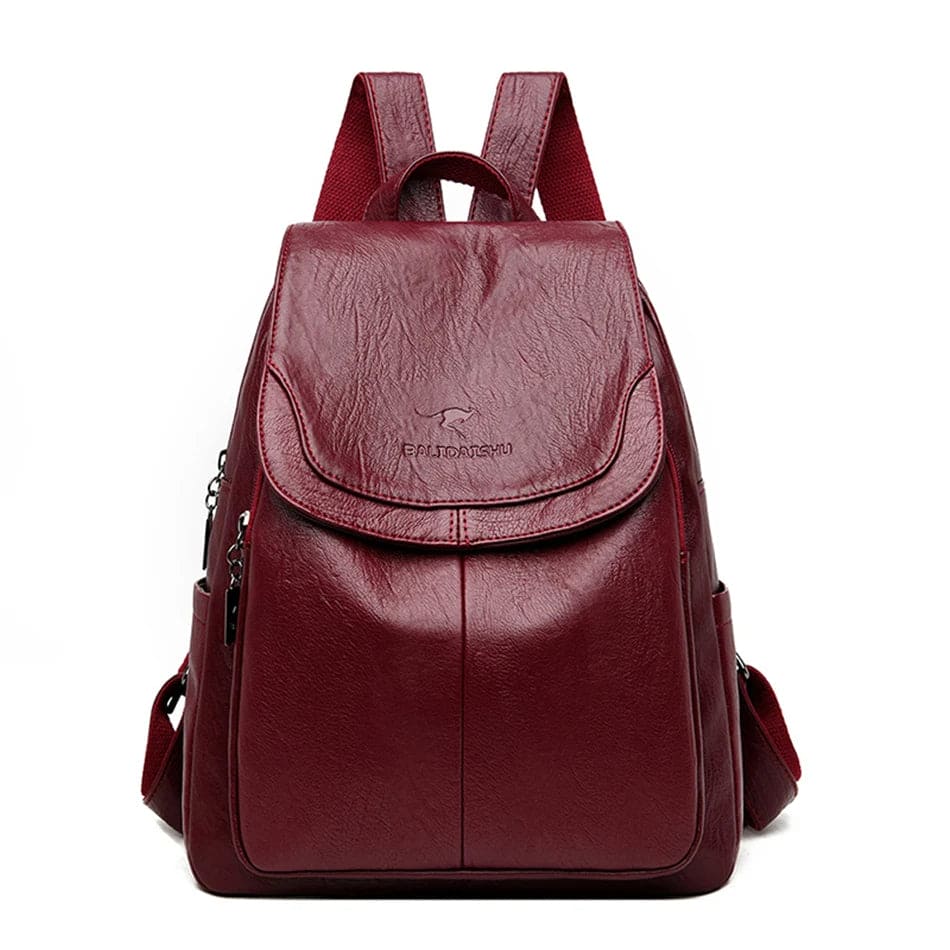 Sac à Dos en Cuir pour Femmes - Cuir Végétalien - Pratique & Style