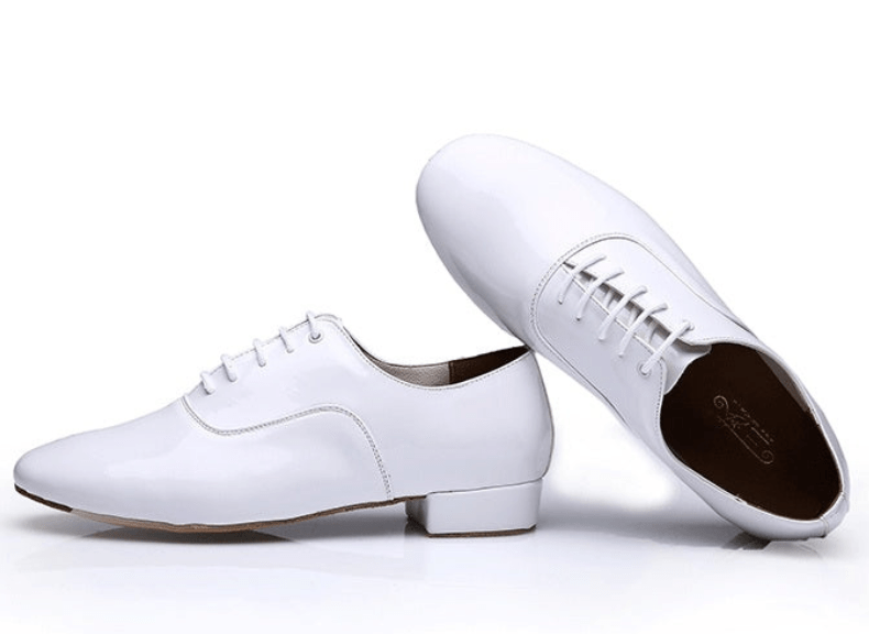 Chaussures de Danse Latine en Cuir | Élégance avec Semelle Souple
