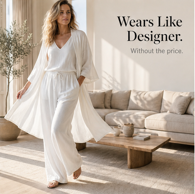 Eloria – Ensemble de détente élégant pour femmes en 3 pièces