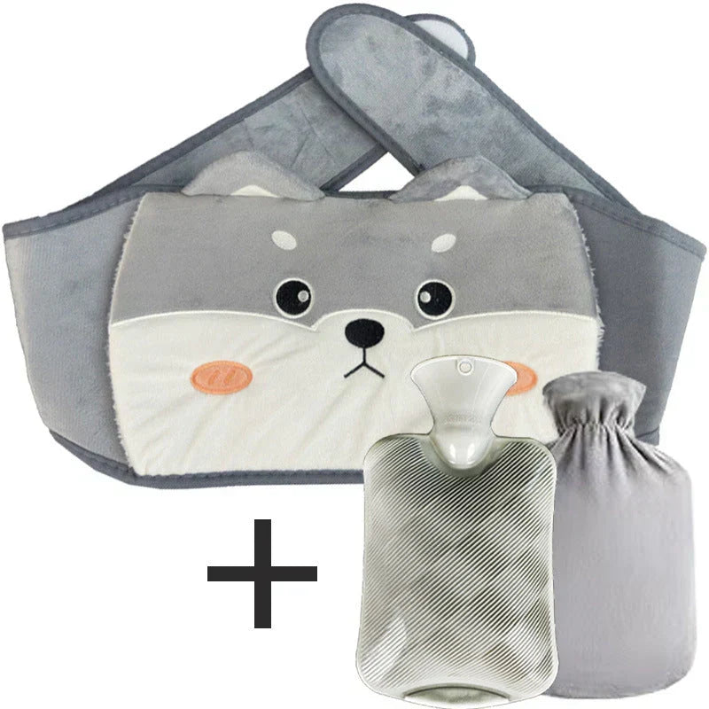 WarmCush – Bouillotte en Peluche Réutilisable avec Coussin de Hanche