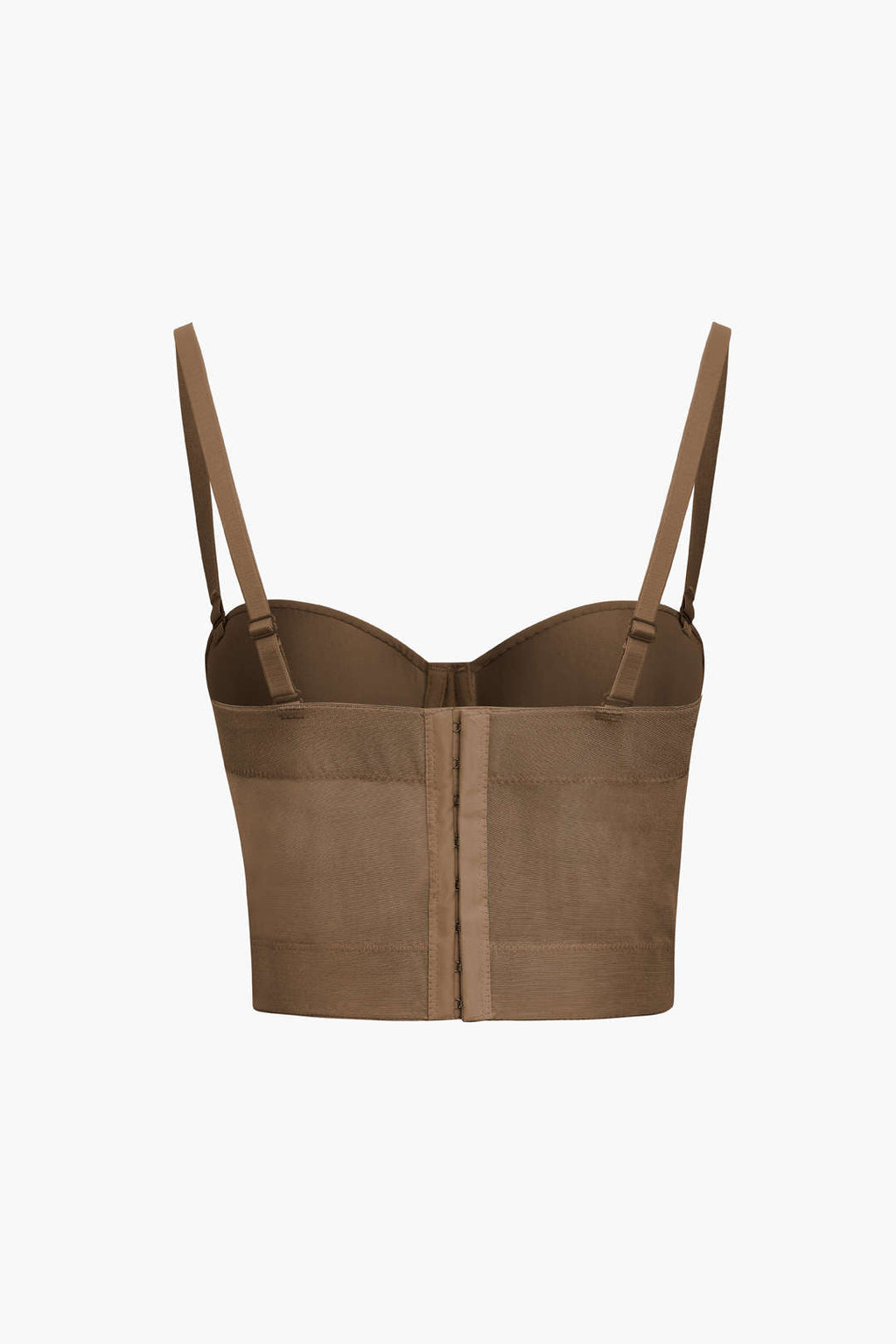 Top bustier en maille avec armatures