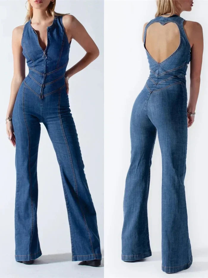 Combinaison Bodycon avec décolleté en cœur pour des apparitions élégantes