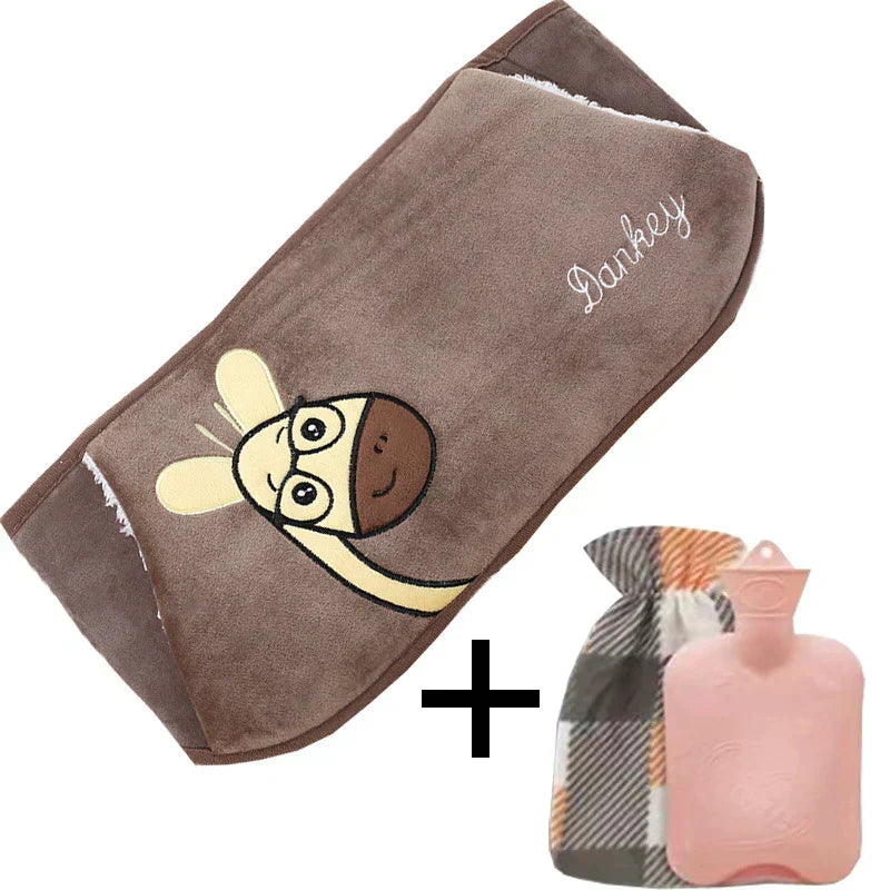 WarmCush – Bouillotte en Peluche Réutilisable avec Coussin de Hanche