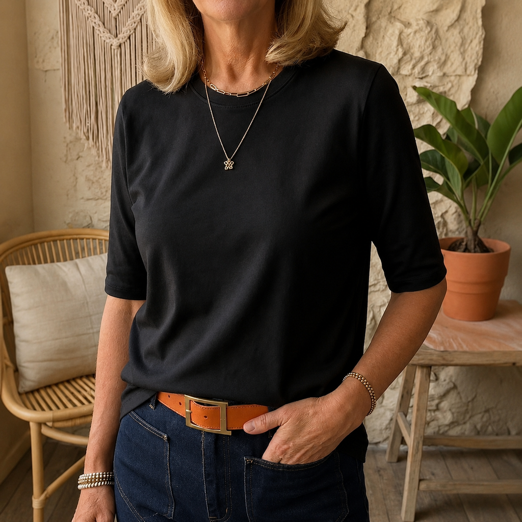 MOREAU LYON | T-SHIRT À MANCHES MI-LONGUES POUR FEMMES
