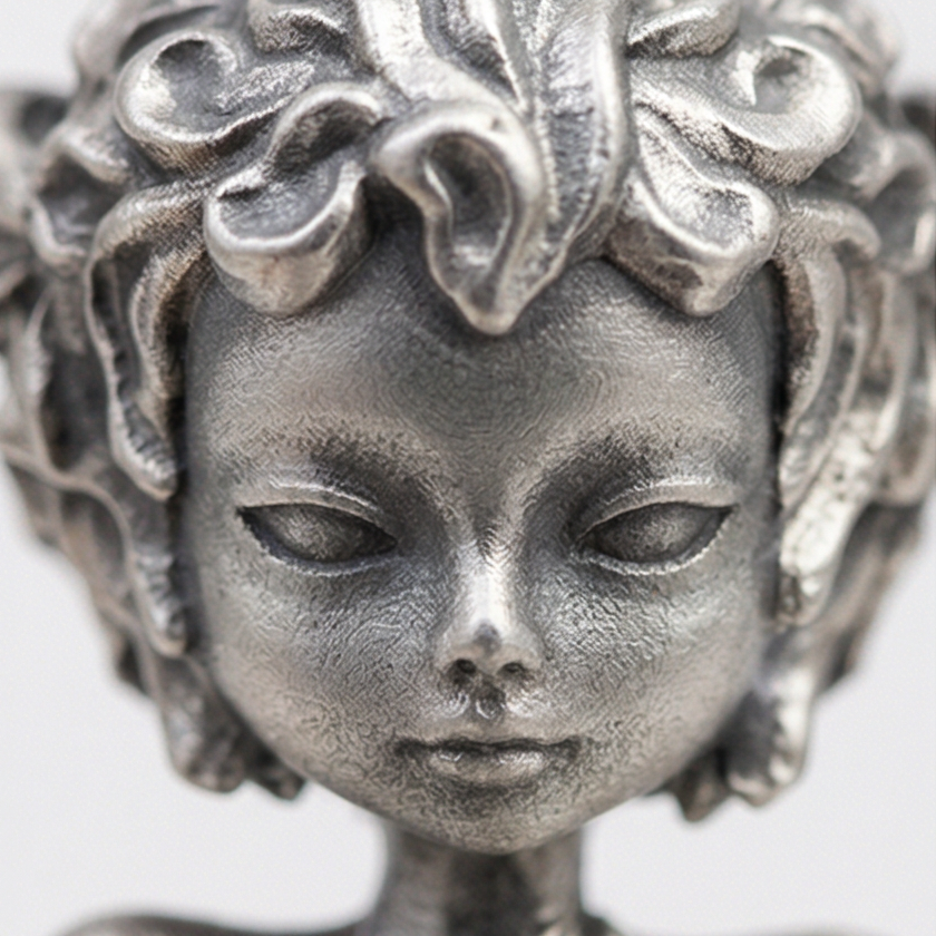 Faeluna – Pendentif Fée Sculptée