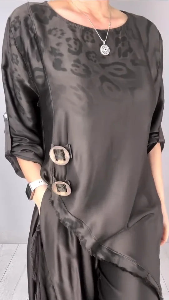 Sudha | Ensemble chic avec haut décontracté et pantalon ample