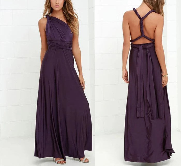 Robe portefeuille élastique avec bretelles