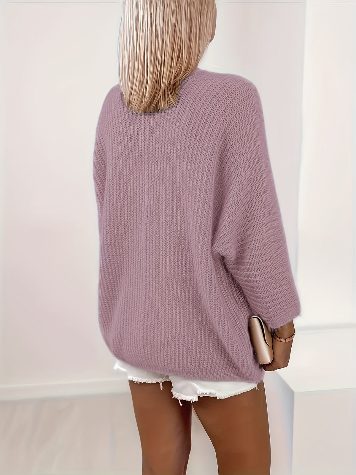 Priya - Cardigan Élégant Oversize Maille