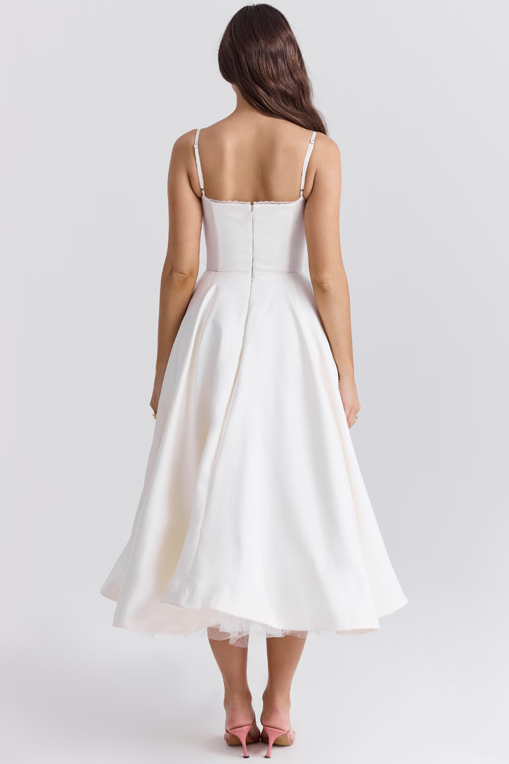 Addison | Robe midi décontractée à double couche pour le quotidien