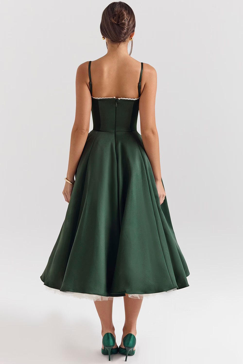 Addison | Robe midi décontractée à double couche pour le quotidien