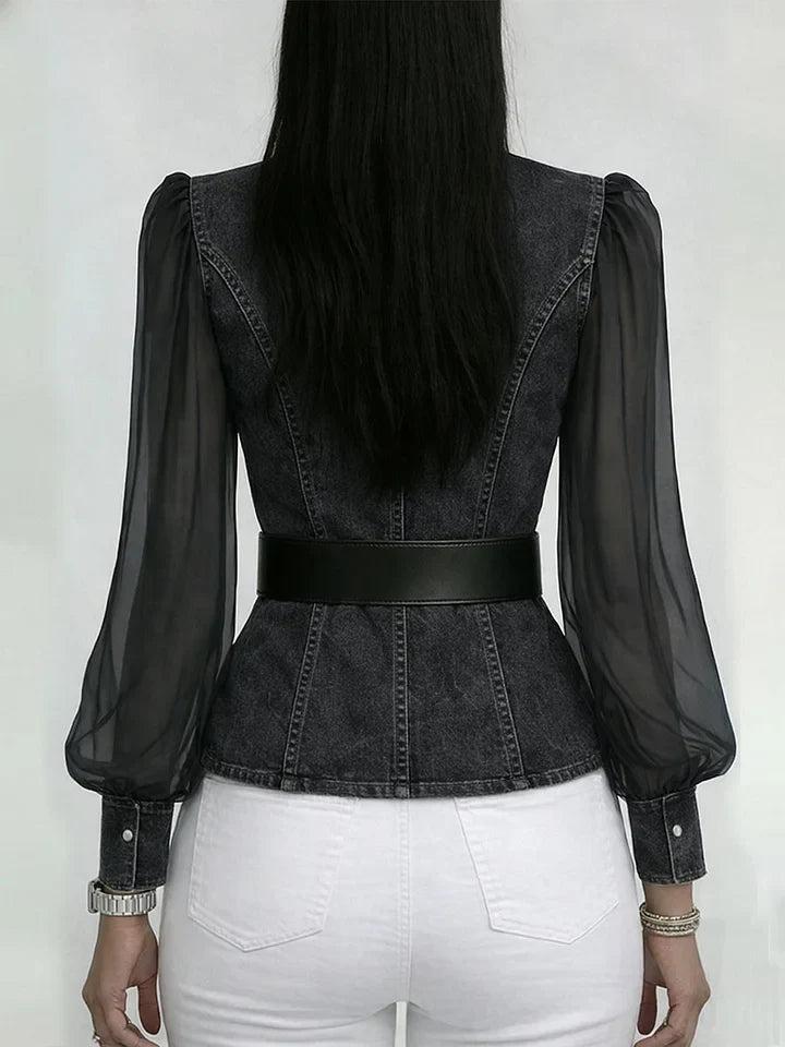 MOREAU LYON | BLOUSE EN JEAN POUR FEMME
