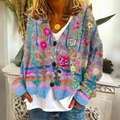 Marguerite - Cardigan Féminin Fleuri Brodé