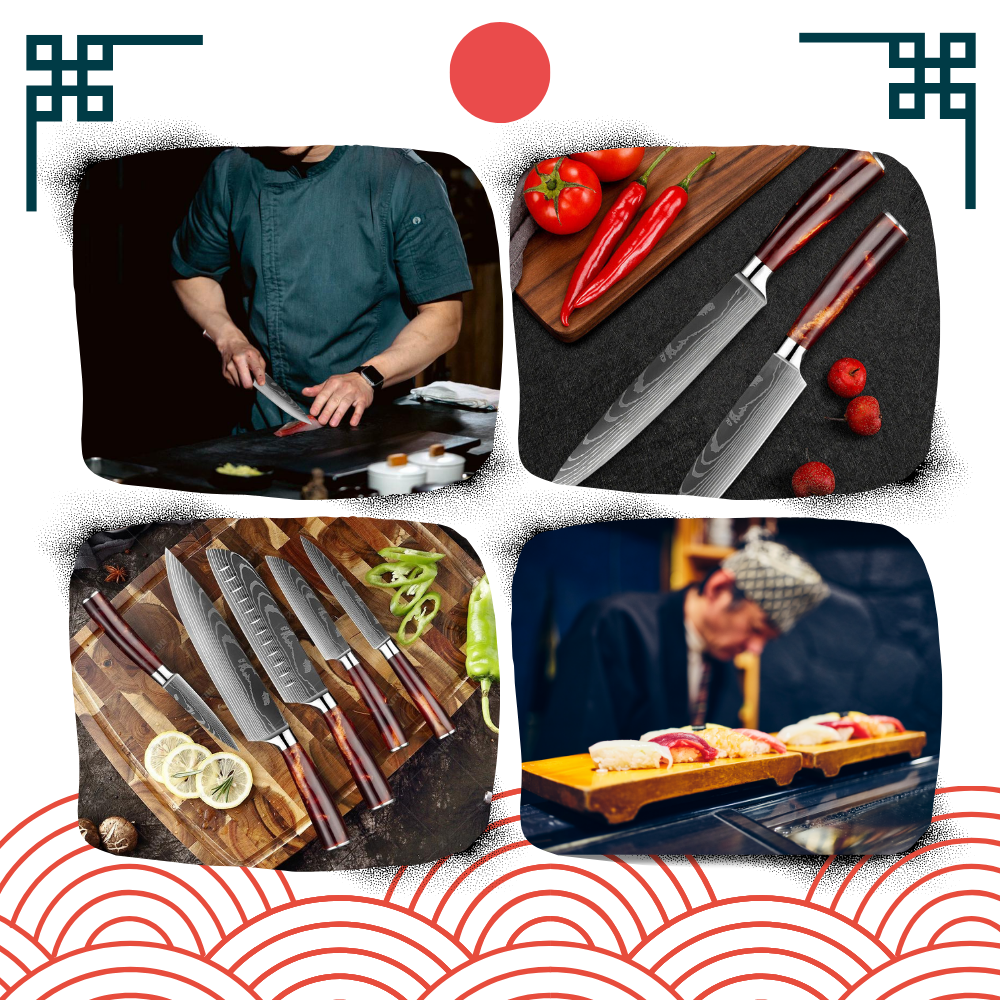 Série de Couteaux Japonais Firestone