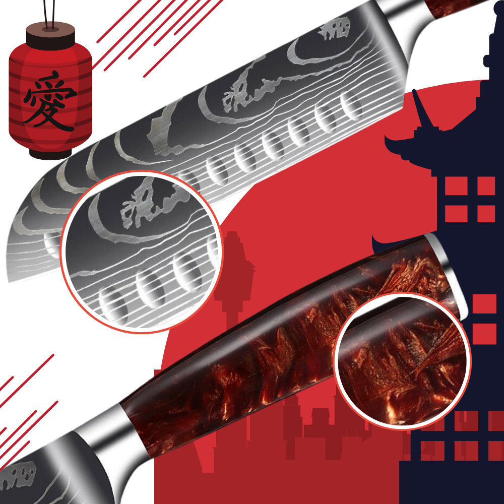 Série de Couteaux Japonais Firestone