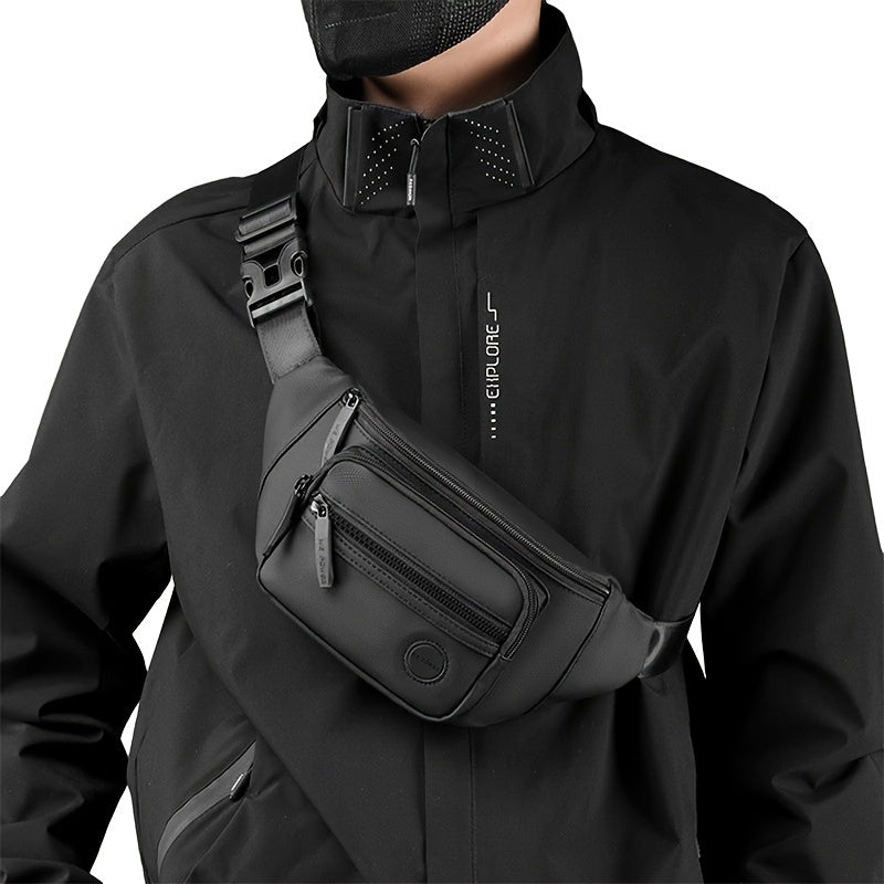 Sac Banane pour Homme MotionGear – Sac Crossbody Multifonctionnel avec Bandoulière Réglable
