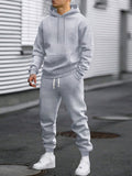 Ensemble de Sport pour Homme | Sweat à Capuche & Pantalon de Jogging | Confortable & Respirant | Printemps & Automne