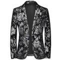 Blazer pour Hommes SilverLine – Blazer Imperméable avec Accents Argentés