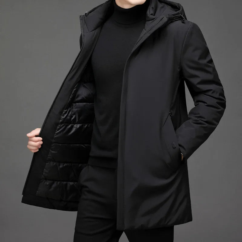 Veste d'hiver pour hommes | Imperméable & Chaude | Coupe intemporelle & Confortable