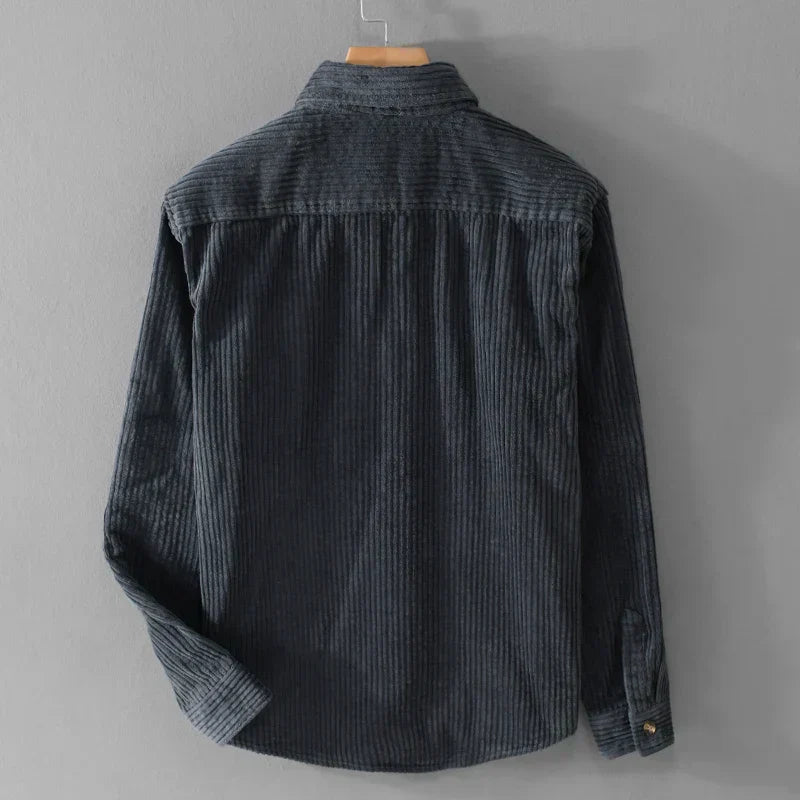 Chemise en velours côtelé Heren | Rétro & Tendance | Épais & Confortable
