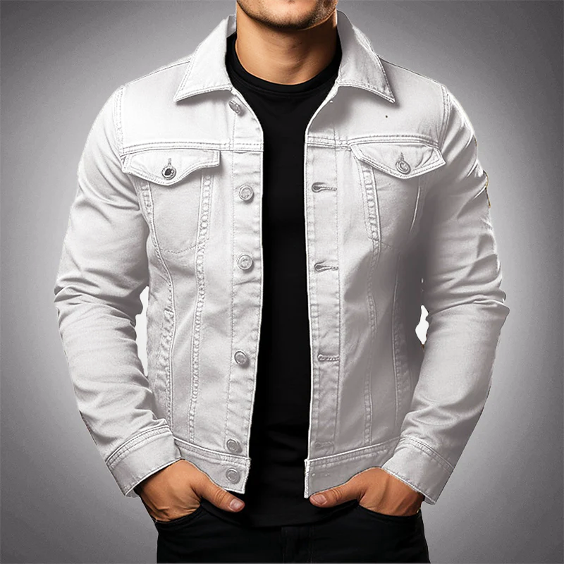 Veste en Jean Homme ClassicFit – Veste en denim intemporelle en coton