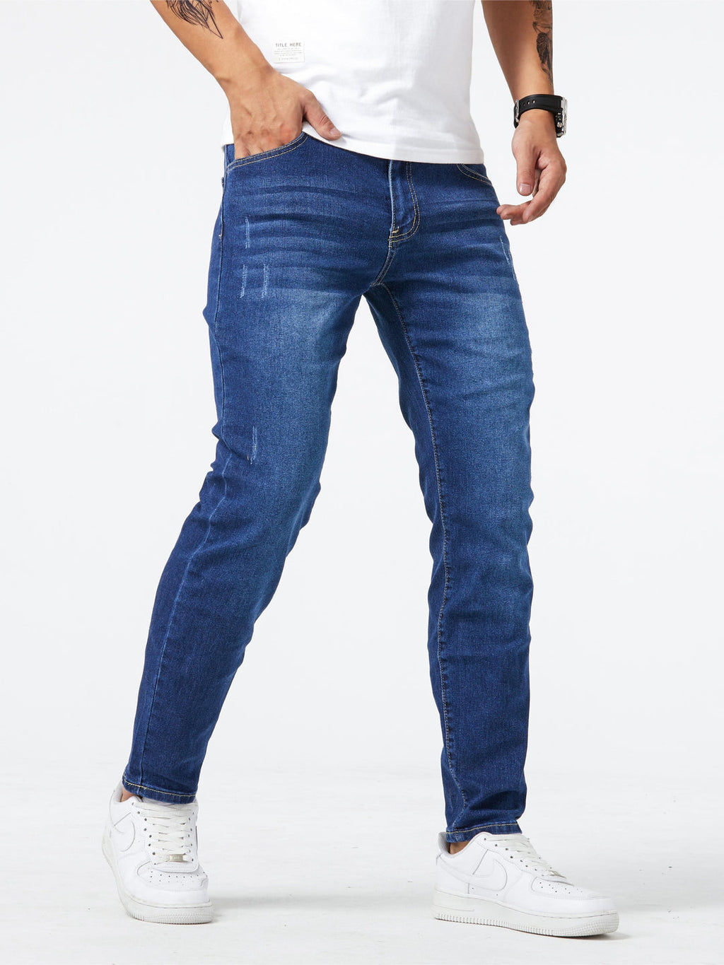 Jeans Heren | Coupe Slim Stretch | Décontracté & Confortable | Toutes Saisons