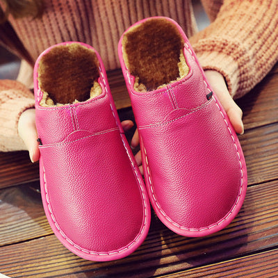 Pantoufles en cuir imperméables pour hommes, confort et durabilité toute la journée | Rick