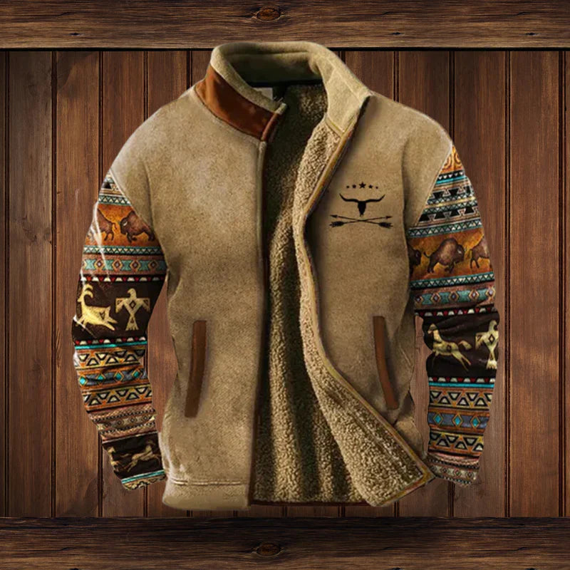 Veste d'hiver Homme | Chaude & Durable | Design Vintage | Style Extérieur