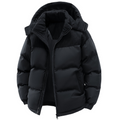 Veste d'Hiver Homme | Veste Matelassée avec Capuche | Chaude & Coupe-Vent