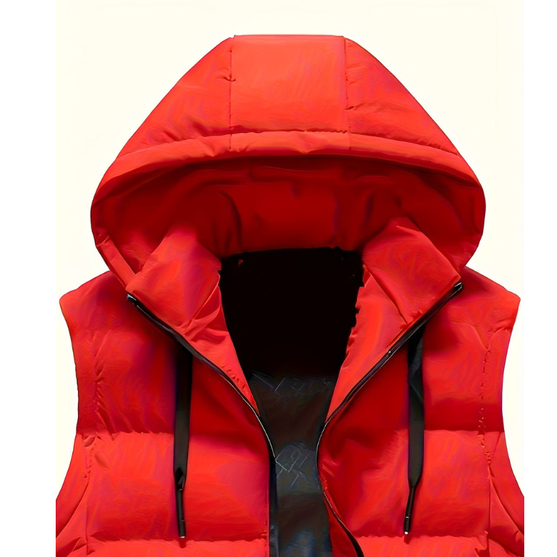 Gilet Homme | Doudoune d'Hiver avec Capuche | Léger & Chaud pour l'Extérieur