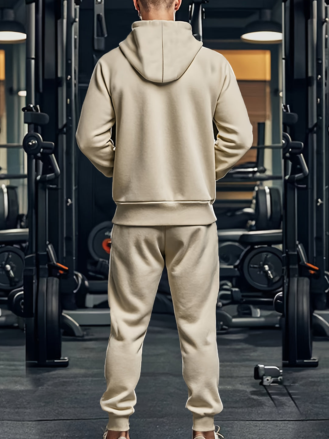 Ensemble de Sport pour Hommes | Sweat à Capuche & Pantalon de Jogging | Confortable & Décontracté | Pour le Sport & les Loisirs