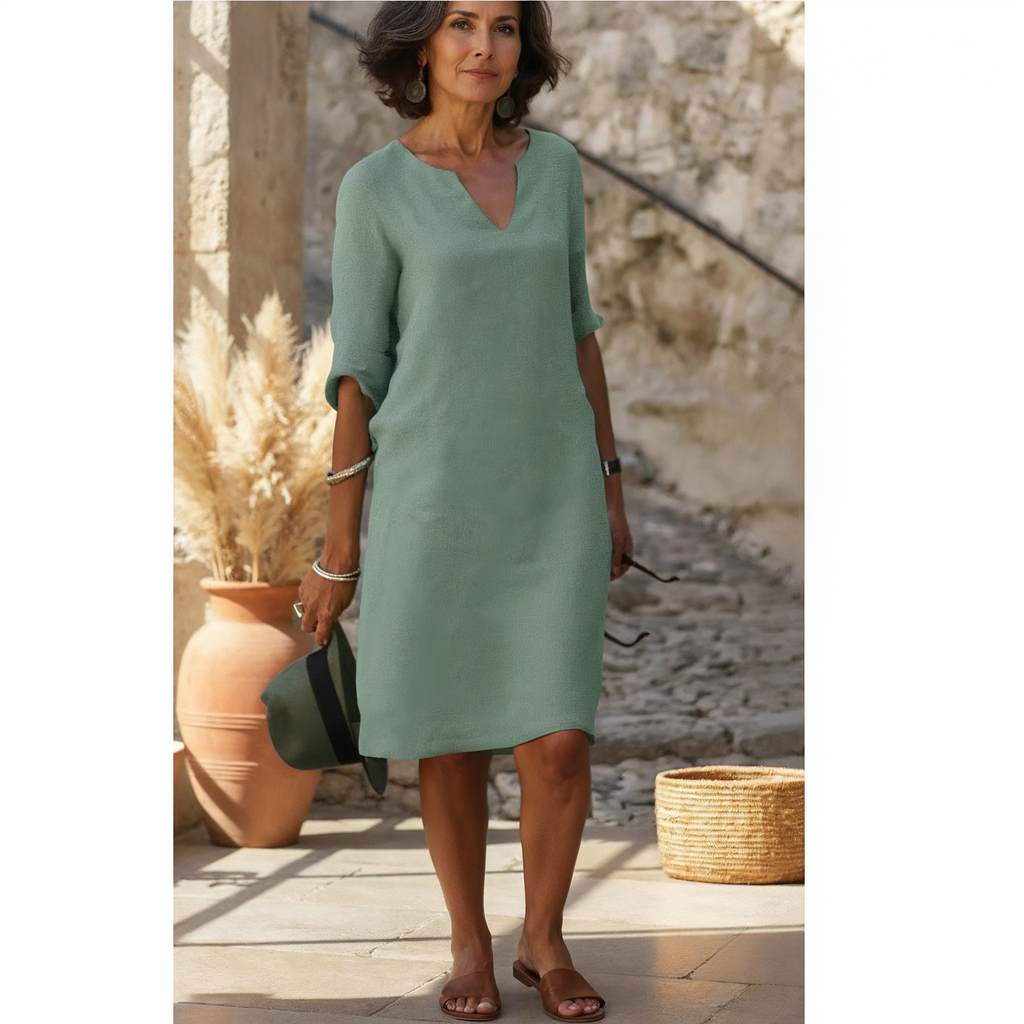 Lola - Robe décontractée à décolleté en V
