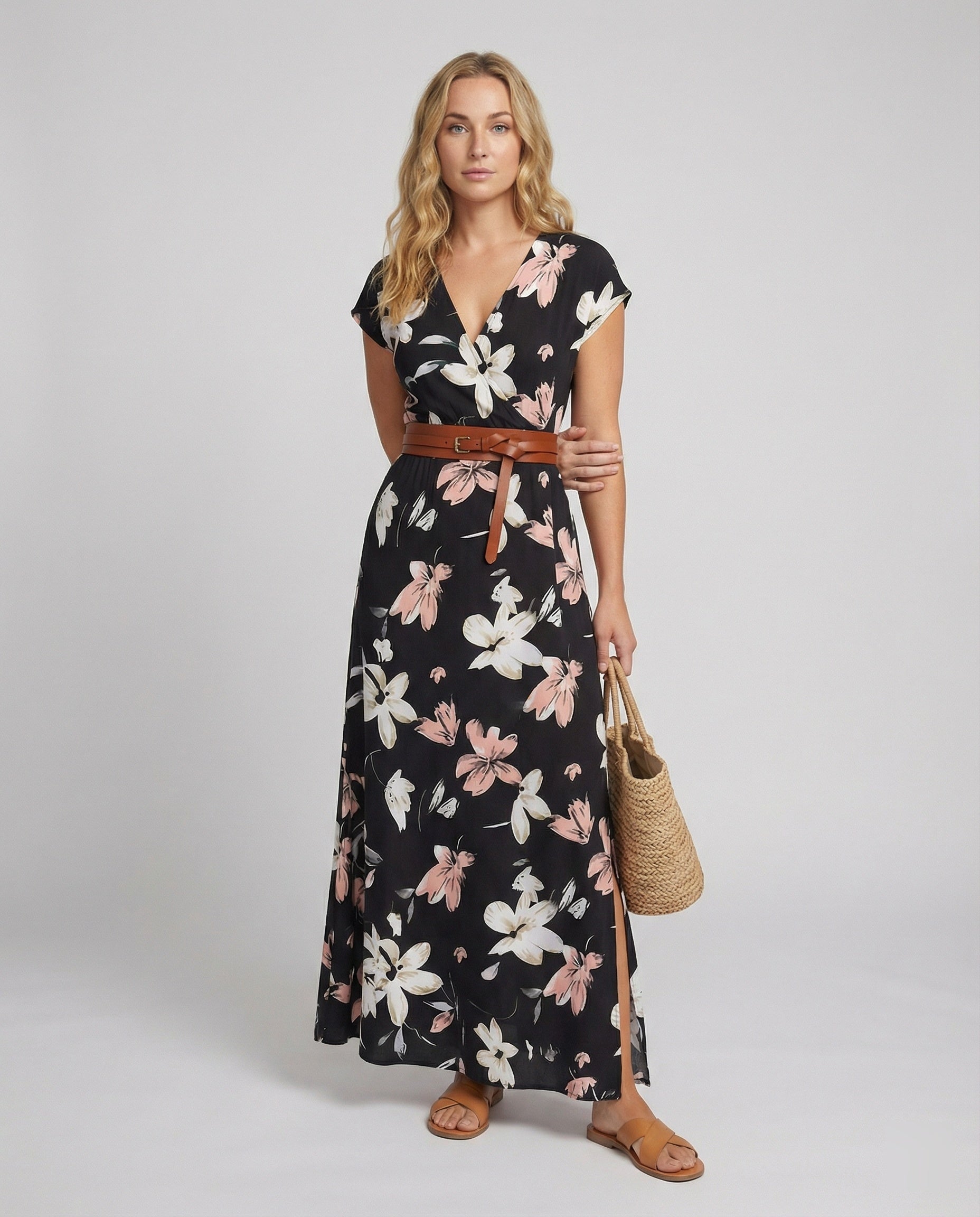 Robe maxi boho à fleurs pour l'été et les vacances | Mode Heidi