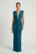 Robe Maxi Femme avec Forme Élongée