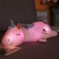 Lunacorn Licorne Éclairée Peluche avec LED Arc-en-Ciel pour Enfants