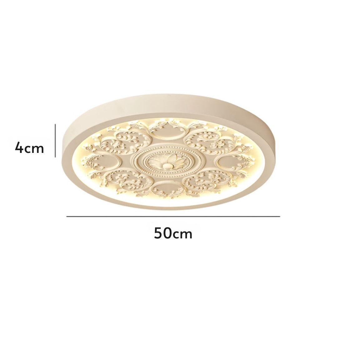 GlowMira | Lampe de plafond moderne en résine avec couleur de lumière variable
