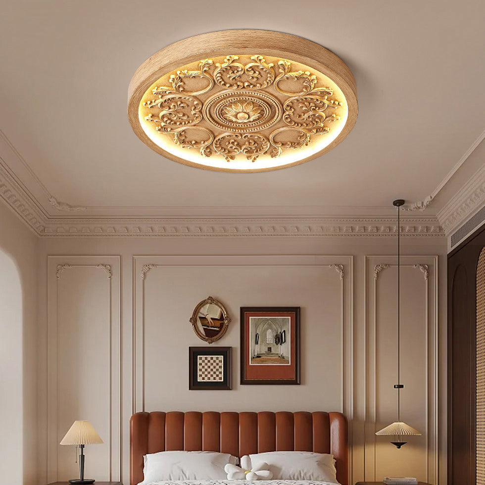 GlowMira | Lampe de plafond moderne en résine avec couleur de lumière variable