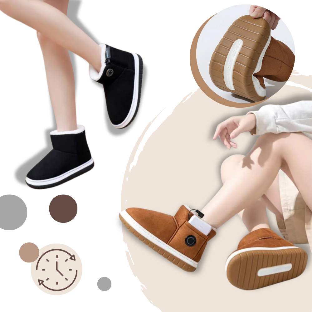 Chaussures en Coton Chauffées au Graphène