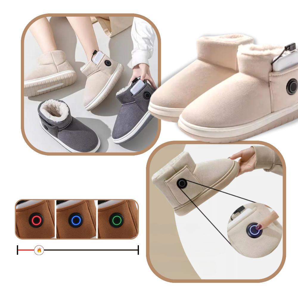 Chaussures en Coton Chauffées au Graphène
