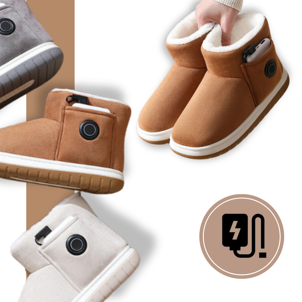 Chaussures en Coton Chauffées au Graphène
