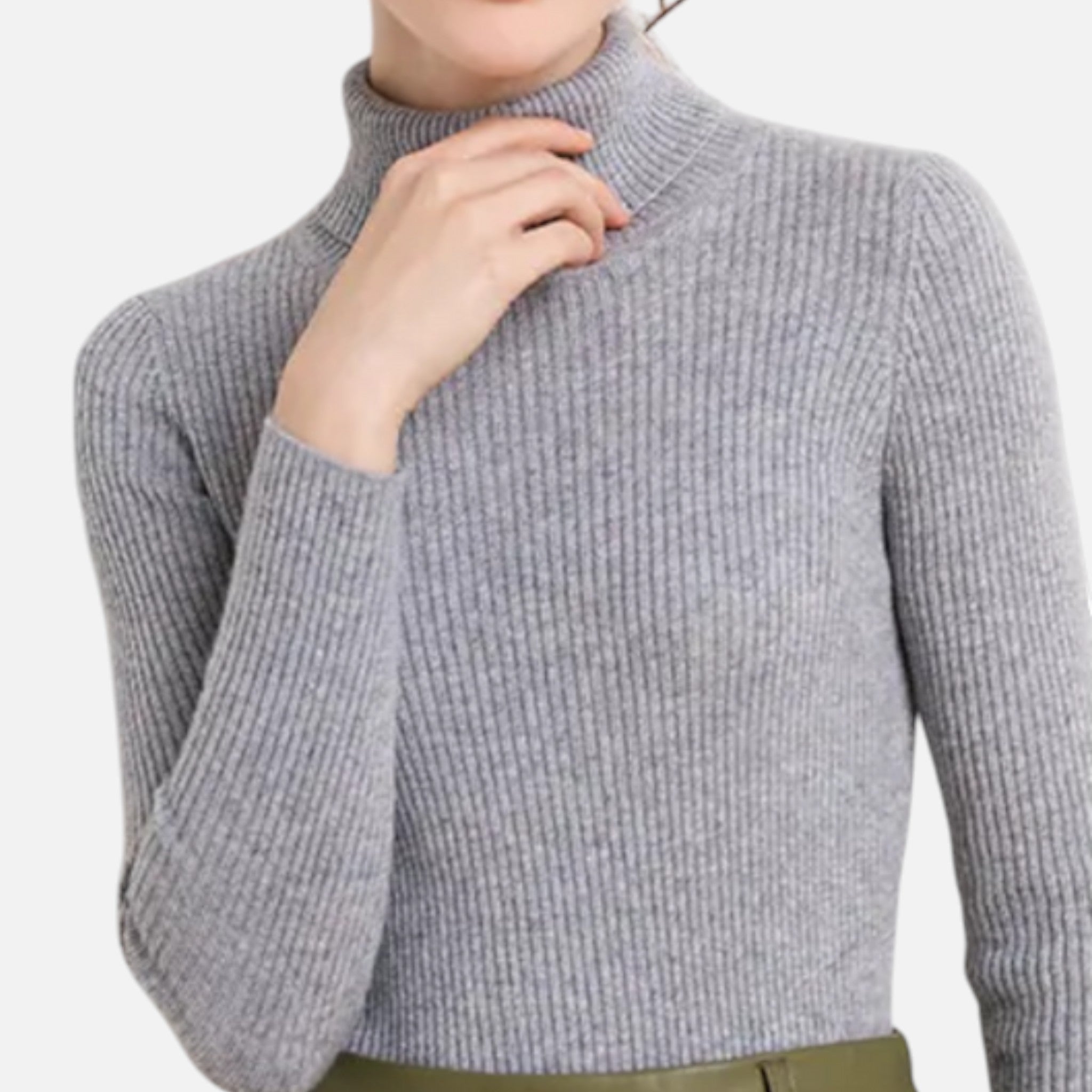 Eliaro Moda | Pull Col Montant Femme Élégance Intemporelle en Cachemire
