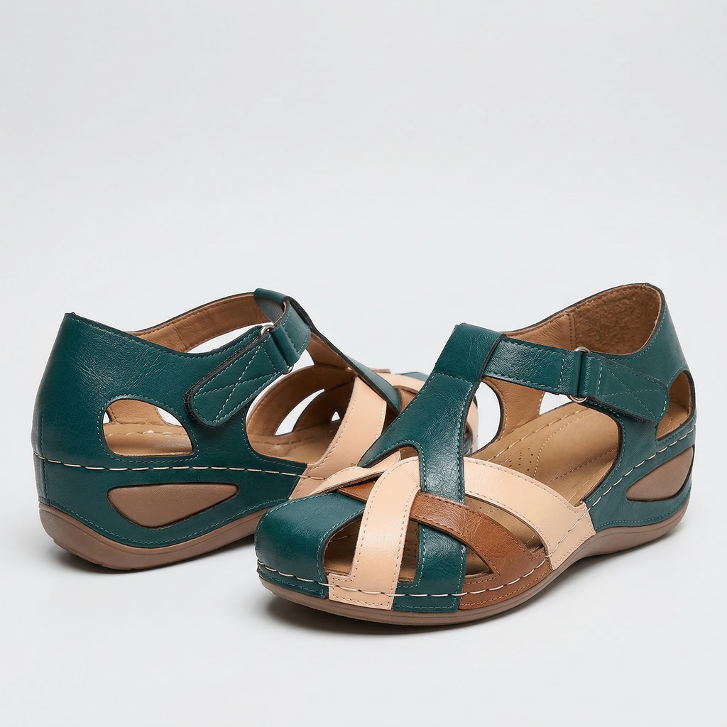 Sandales Femme Orthopédiques Confort Soutien Bout Ouvert