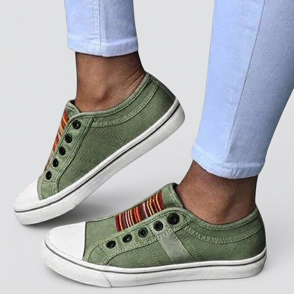 Baskets Femme Slip-On Été Chaussures Légères Confortables Décontractées